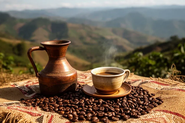 Ethiopian Coffee — serving suggestion