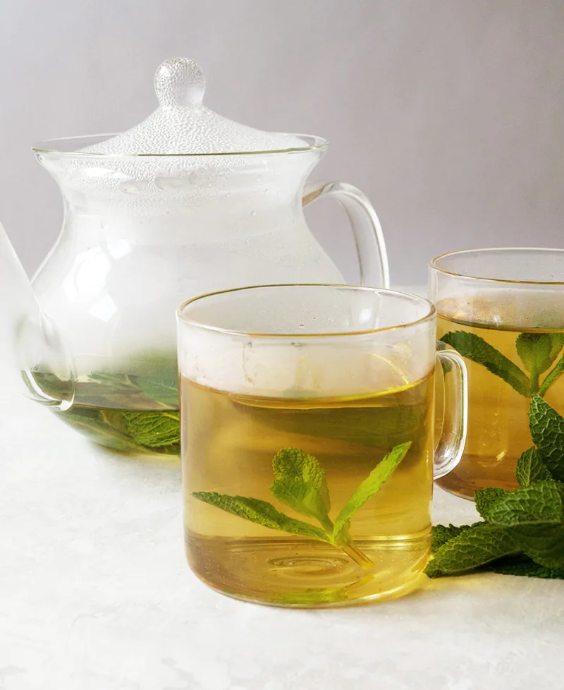 Moroccan Mint Tea — serving suggestion