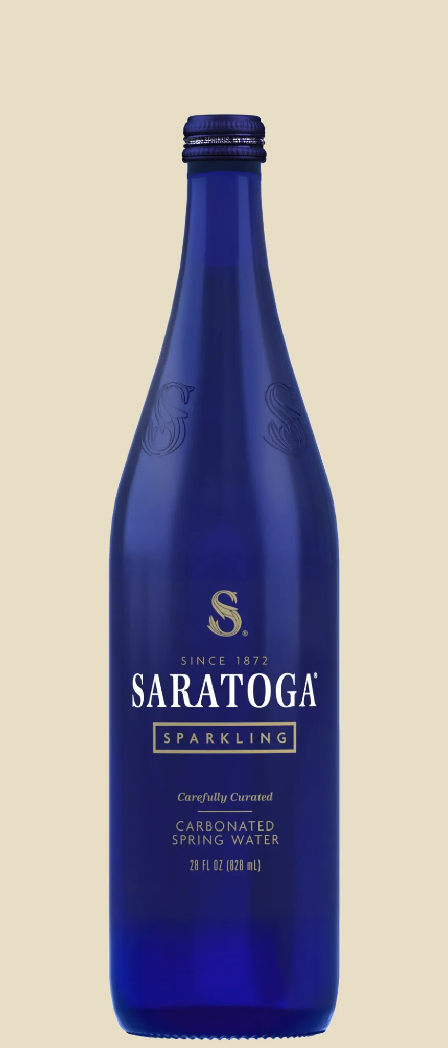 Saratoga Sparkling Water 828ml bottle